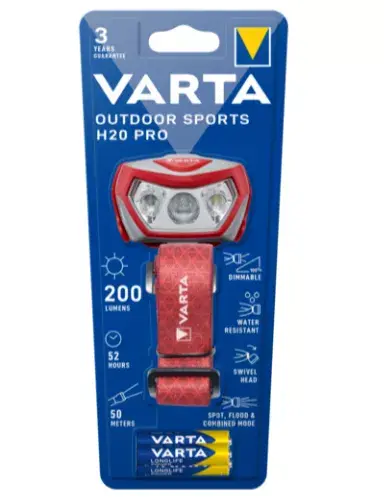 Налобный фонарь Varta Outdoor Sports H20 Pro Photo 2