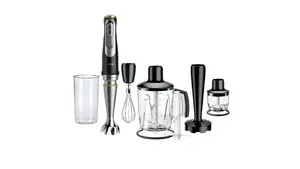 Immersion blender BRAUN MultiQuick 9 MQ 9147X — 1200 W, 0.6 L bowl, stainless steel/black