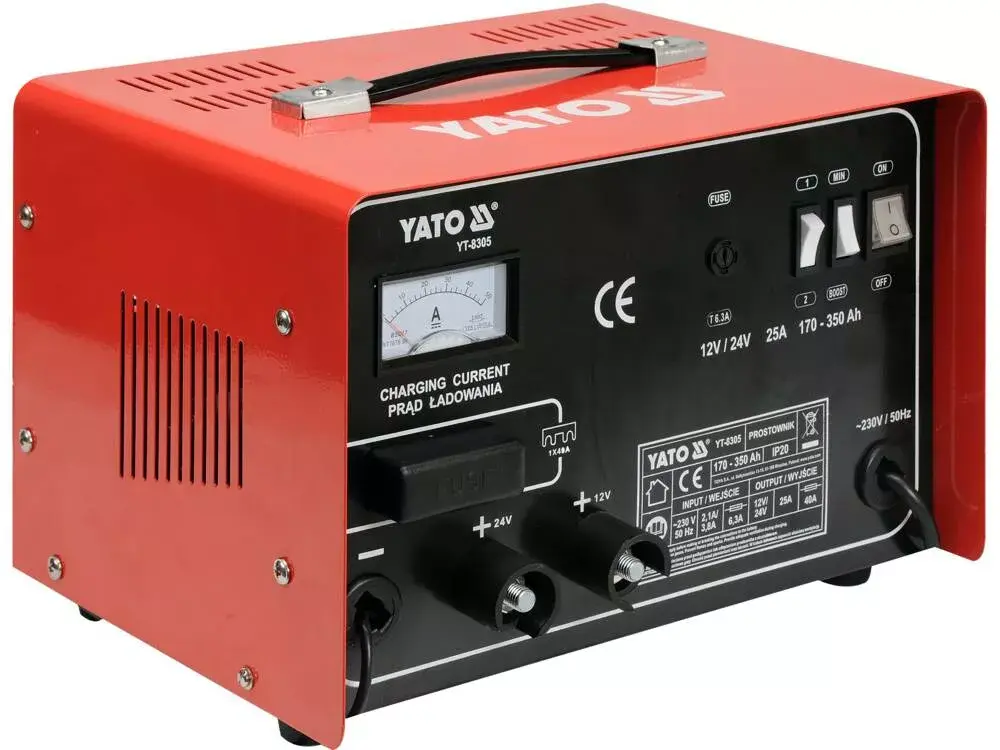 Transportlīdzekļa akumulatora lādētājs Yato YT-8305, YT-8305