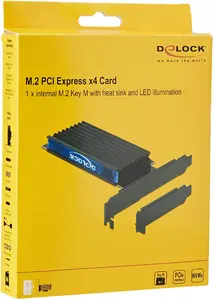 Интерфейсная карта DeLOCK 89013 Внутренняя M.2 PCIe Низкопрофильная