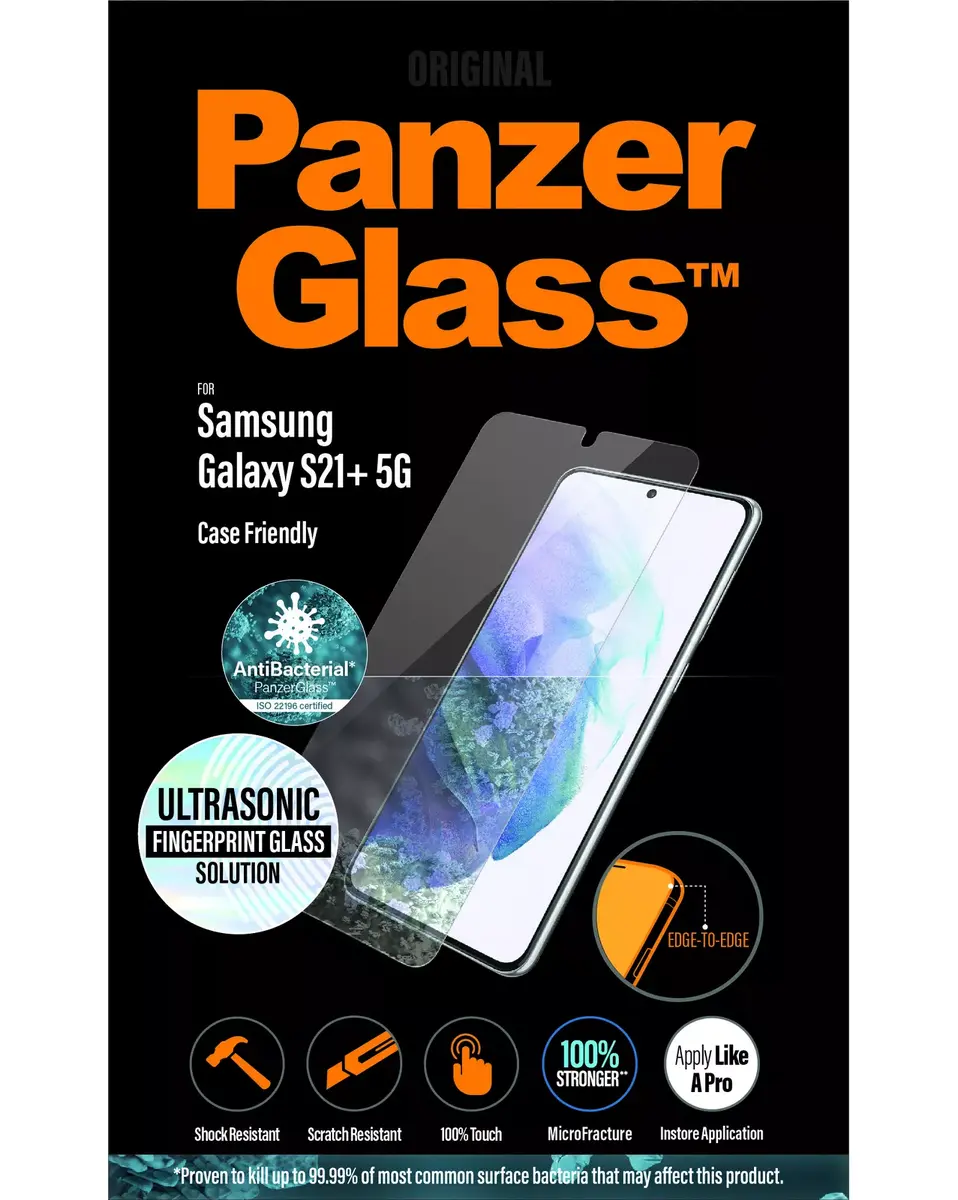 PanzerGlass защитное стекло для Samsung Galaxy S21+ 5G Photo 3