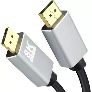 DisplayPort cable helos 288445 8K 3.0 m Black