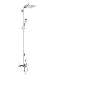 Shower system Hansgrohe Crometta E — wall-mounted, chrome finish
