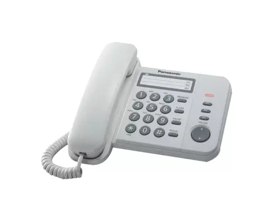 Panasonic KX-TS520 Vadu tālrunis balts galda