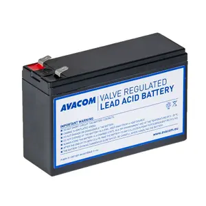 UPS battery AVACOM AVA-RBC114 Sealed Lead Acid (VRLA), 1 pc, 2 kg, 151×51 mm, black