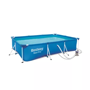 Bestway Steel Pro 56411 каркасный/надувной бассейн каркасный бассейн Прямоугольник 3300 L Синий