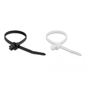Kabeļu saite ar lamelu pamatu DeLOCK 19502 L 200 x W 4.8 mm 100 gab