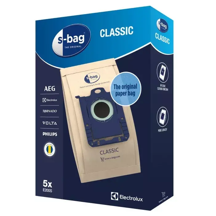 Electrolux E200S putekļu maisiņi, 5 gab. Photo 2
