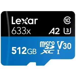 Memory Card Lexar 512GB microSDXC with SD adapter 110842