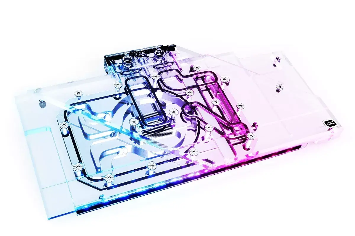 Ūdens bloks + siltummainis Alphacool Eisblock Aurora Acryl GPX-A Photo 2