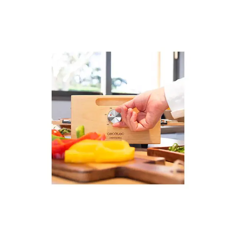 Расклет-гриль Cecotec Cheese&Grill 8200 Wood Black Photo 4