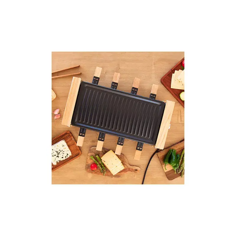 Расклет-гриль Cecotec Cheese&Grill 8200 Wood Black Photo 5