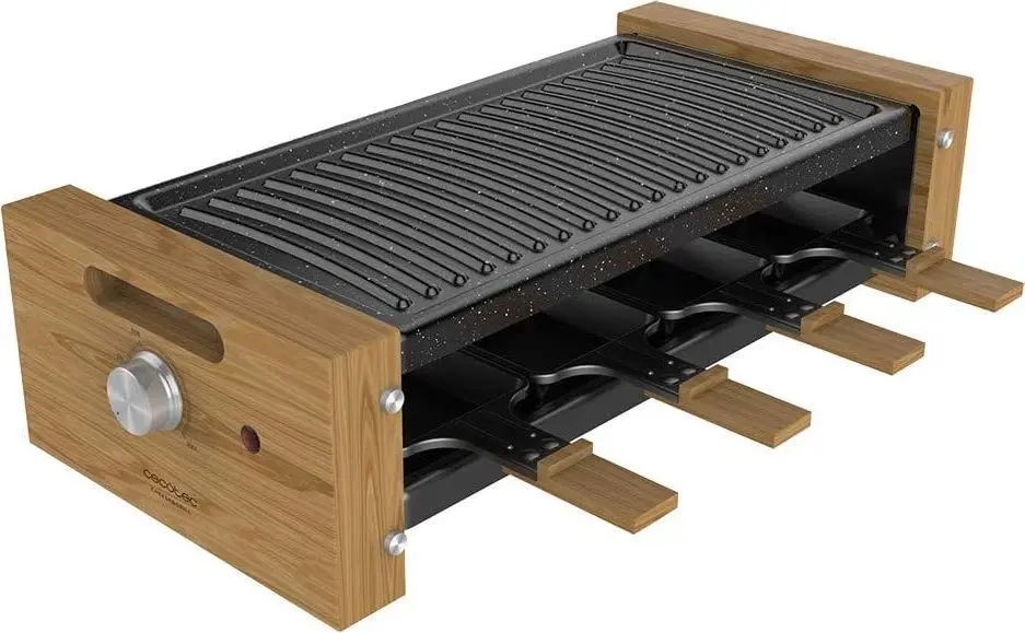 Расклет-гриль Cecotec Cheese&Grill 8200 Wood Black Photo 10