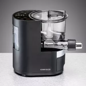 Electric pasta machine Rommelsbacher PM 220 Pastarella — automatic, integrated scale, 375 ml water tank, 7 pasta dies, up to 800 g output