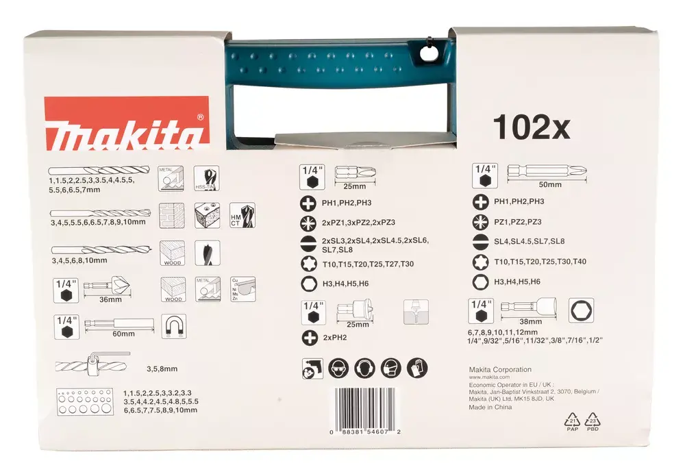 Urbumu komplekts Makita B-68432 Photo 5