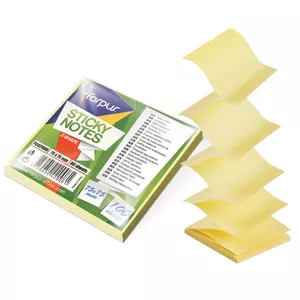Self-adhesive Note Paper Square Forpus FO42000 Yellow 100 sheets