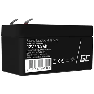 Battery Green Cell AGM41 — Sealed Lead Acid (VRLA) 12 V 1.3 Ah, 0.53 kg