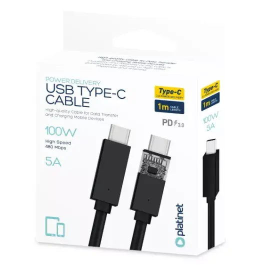 USB kabelis Platinet PUCC5A1B Photo 5