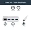 StarTech USB-C 3 porta hubs ar gigabitu Ethernet HB30C3A1GEA Photo 5