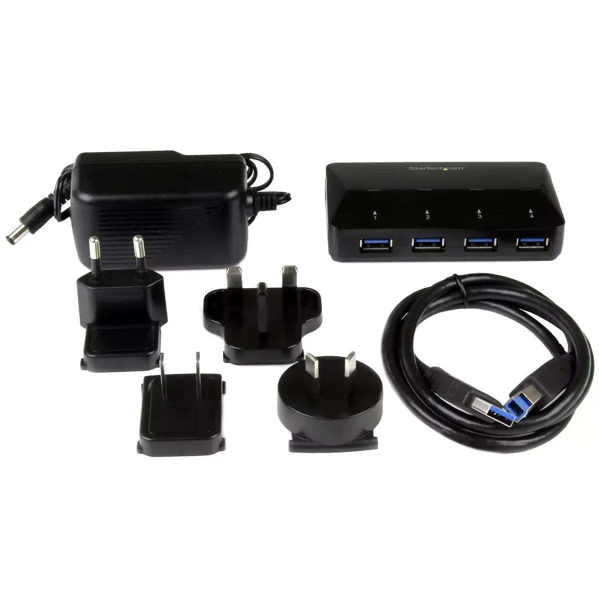 StarTech USB 3.0 4 portu hubs ar 2,4A portu Photo 5