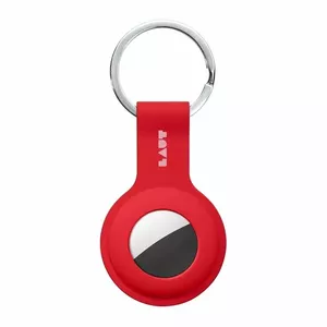 Чехол-брелок LAUT HUEX TAG для Apple AirTag crimson L-AT-HT-R