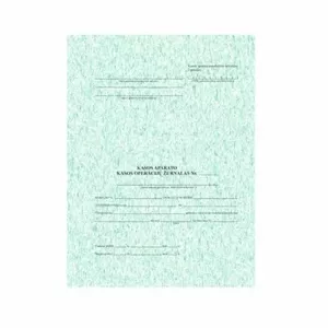 Cashier Operations Journal EKA A4 Vertical 74 — accounting logbook for cash desks