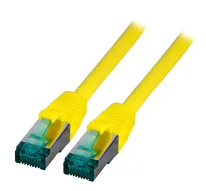 Tīkla savienojuma kabelis EFB Elektronik MK6001.0,5Y Cat6a S/FTP (S‑STP) 0,5 m RJ-45 dzeltena