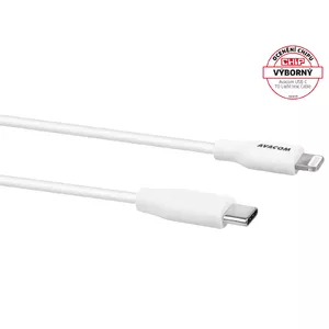 USB-C to Lightning cable AVACOM MFIC-120W, MFi certified, 120 cm, white