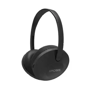 Austiņas Koss KPH7 bezvadu Bluetooth ap auss (circumaural) pie galvas melnas 20–20000 Hz