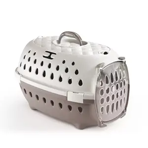 Pet transport cage stefanplast Travel Chic 50 x 34.5 x 32 cm, white/light grey