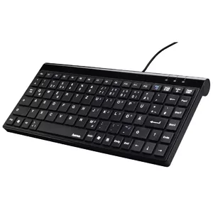 Hama SL720 keyboard USB QWERTZ German Black