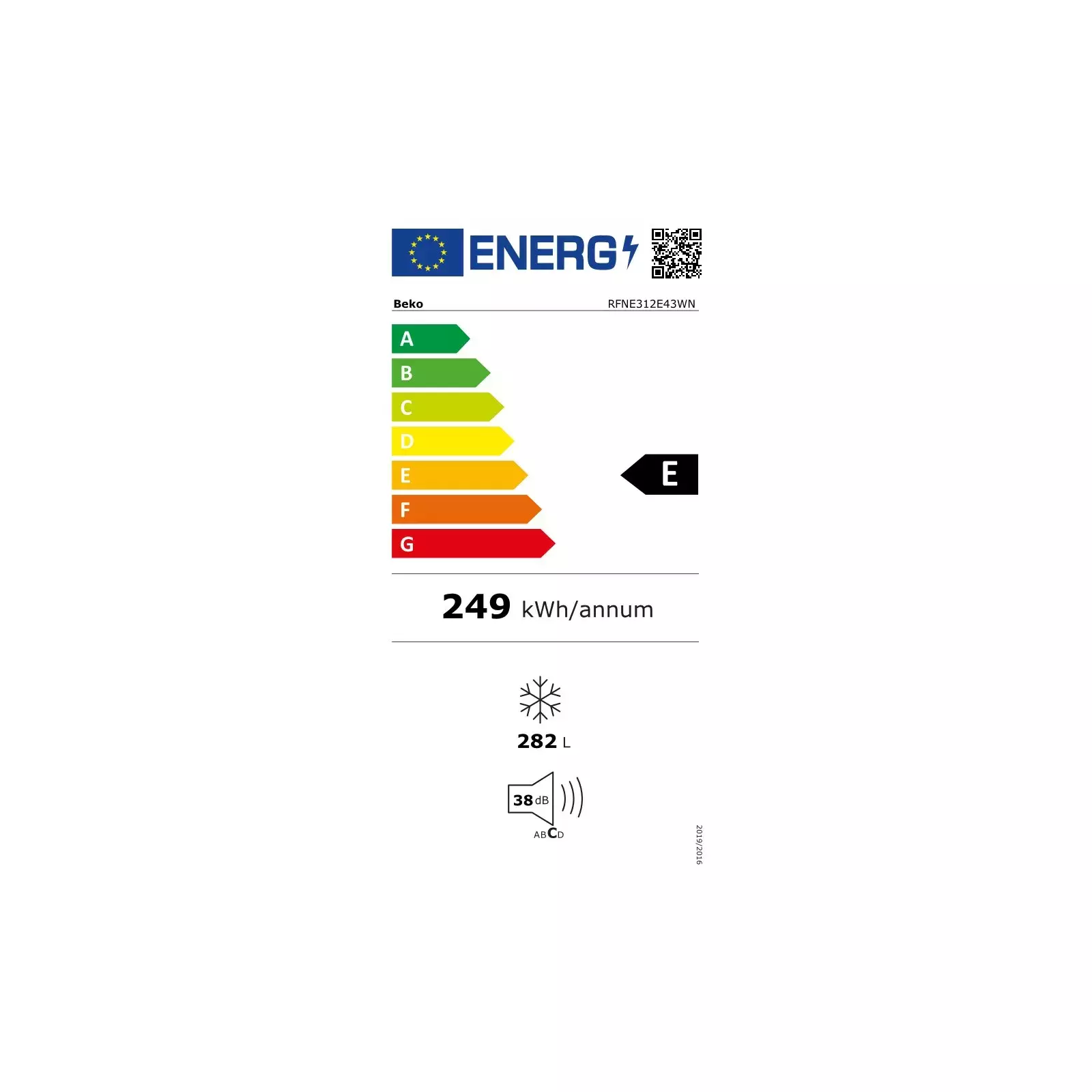 BEKO RFNE312E43WN Photo 4