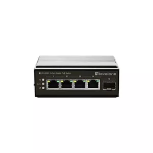 Network Switch LevelOne IGU-0501 Gigabit Ethernet PoE Black