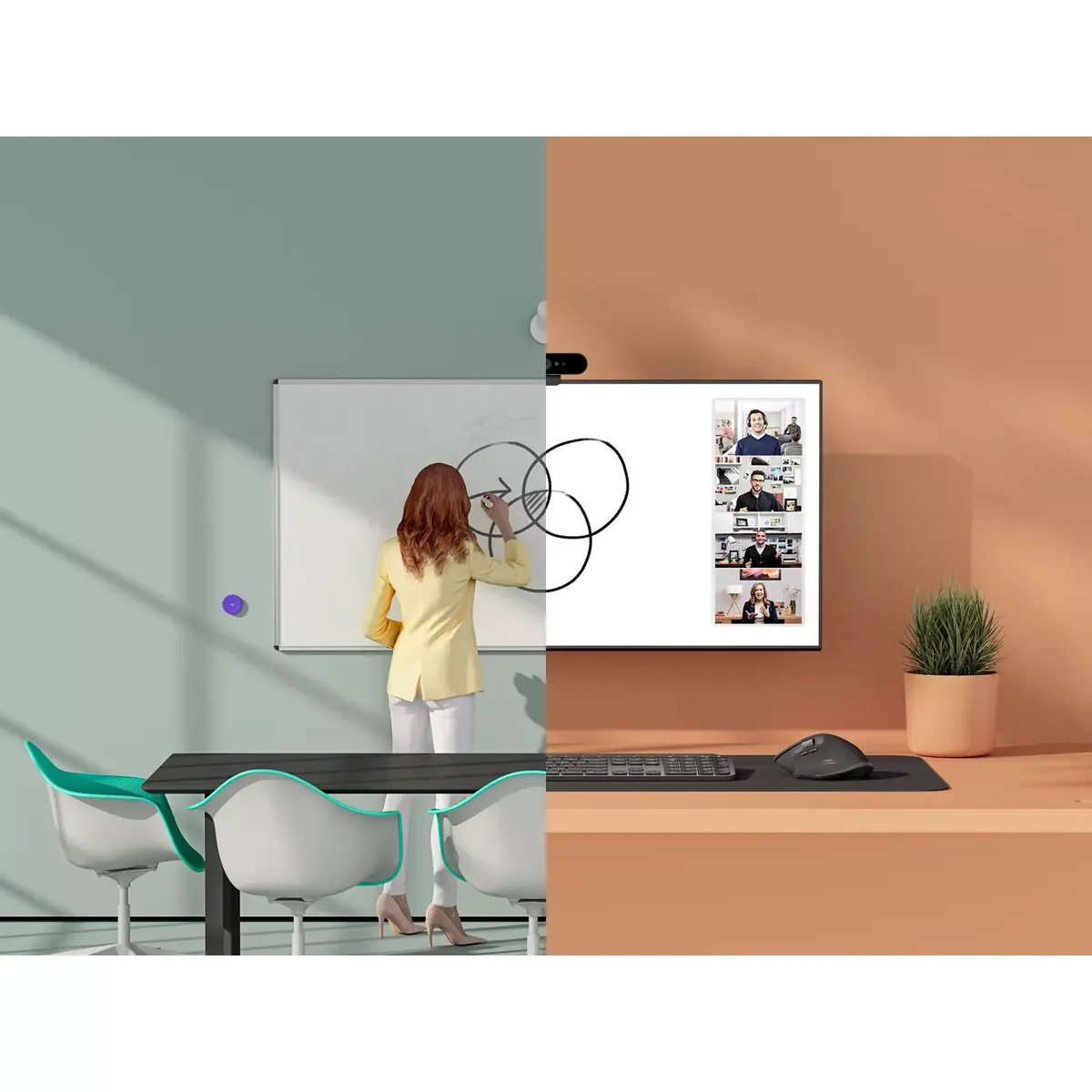 Камера Logitech Scribe Photo 8