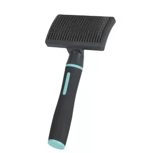 Щетка для собак ZOLUX 470806 — расческа для ухода, чёрно-синяя, 1 шт