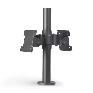 Кронштейн для POS‑монитора Ergonomic Solutions SpacePole Back-to-back, VESA 75/100, металл, чёрный, 115×242.8×402.8 мм