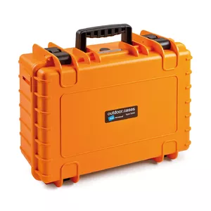 Tool Storage Case B&W Cases 5000/O/SI Orange Polypropylene Dust and Water Resistant
