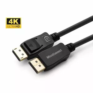 Microconnect MC-DP-MMG-050 DisplayPort kabelis 0,5 m Melns