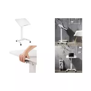 Workstation rollbar LogiLink EO0035 height adjustable white
