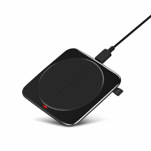 Wesdar WX8 5W Qi Wireless Charger DC 5V 1.0A Plate (100 x 100mm) + Micro USB Cable Black
