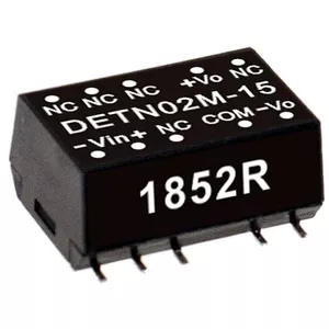 DC-DC converter mean well DETN02L-12 2 W, input 4.5–5.5 V, output 80 mA, 10.9×15.2×7.1 mm