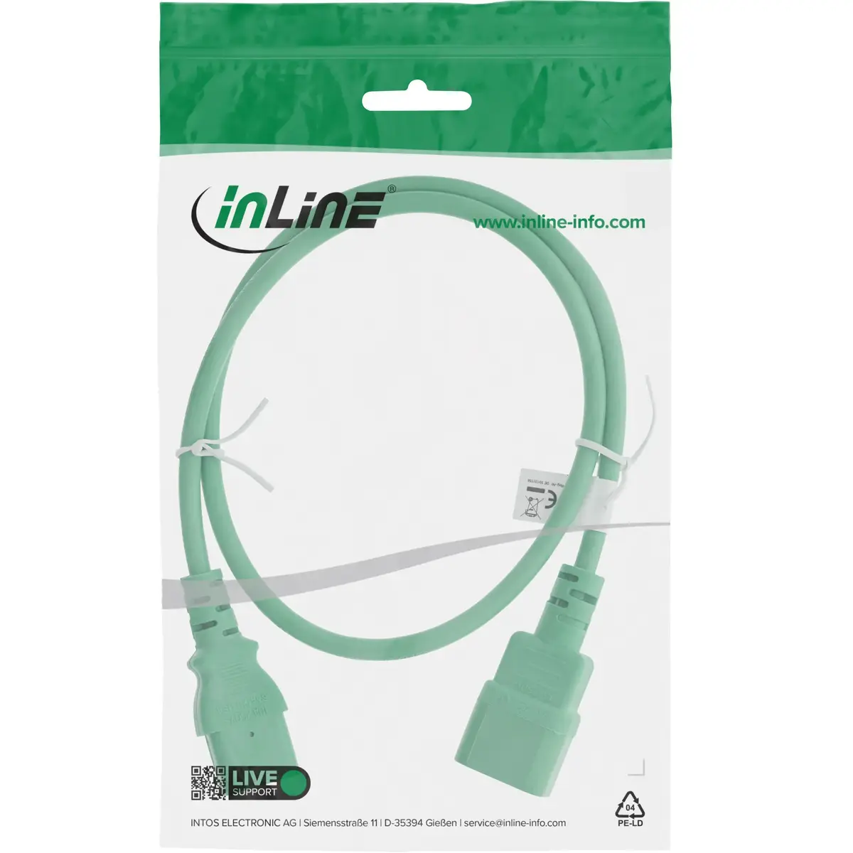 InLine Cold Device Extension C13 / C14 Photo 2