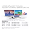 MST centrmezgls CLUB3D USB3.2 Gen2 Type-C uz DisplayPort Photo 6