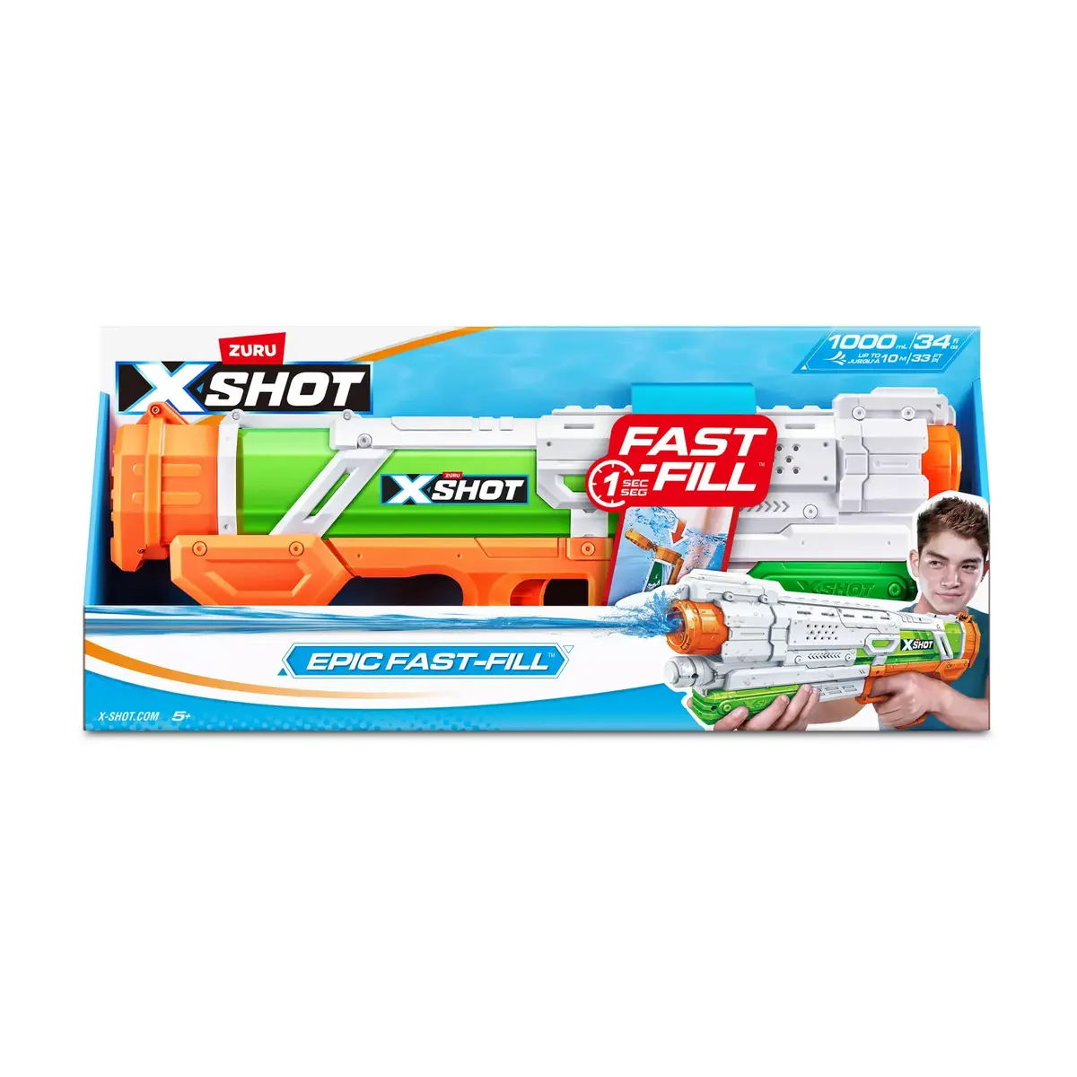 Ūdens pistole ZURU XSHOT Fast-Fill Epic Water Blaster Photo 2