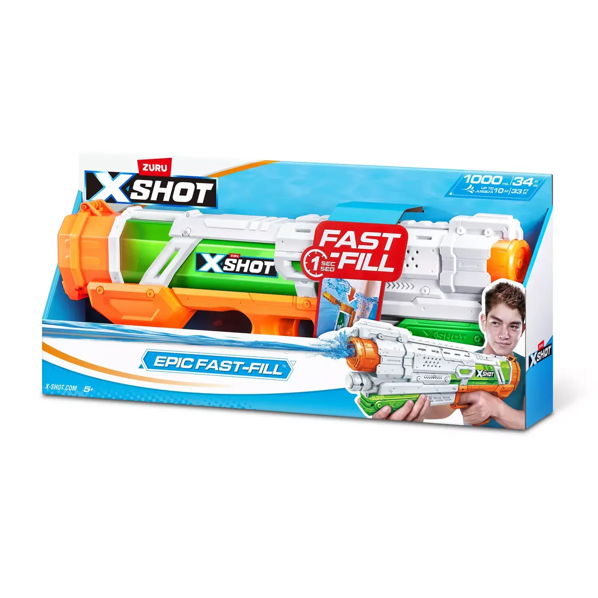 Ūdens pistole ZURU XSHOT Fast-Fill Epic Water Blaster Photo 3