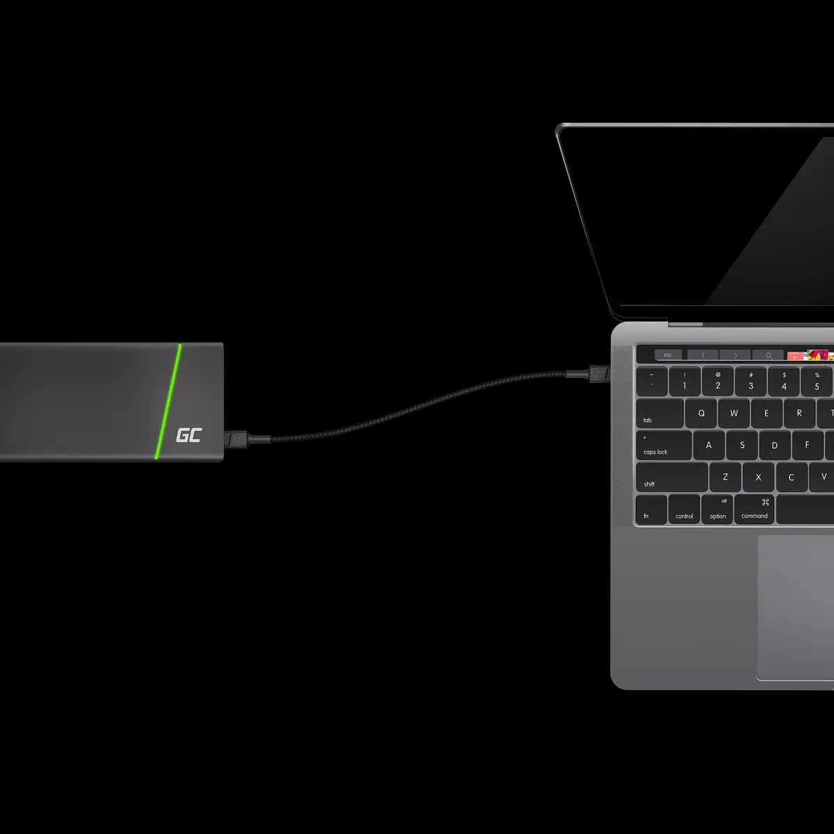 Кабель USB-C Green Cell KABGC31 USB 2.0 0,3 м Photo 3
