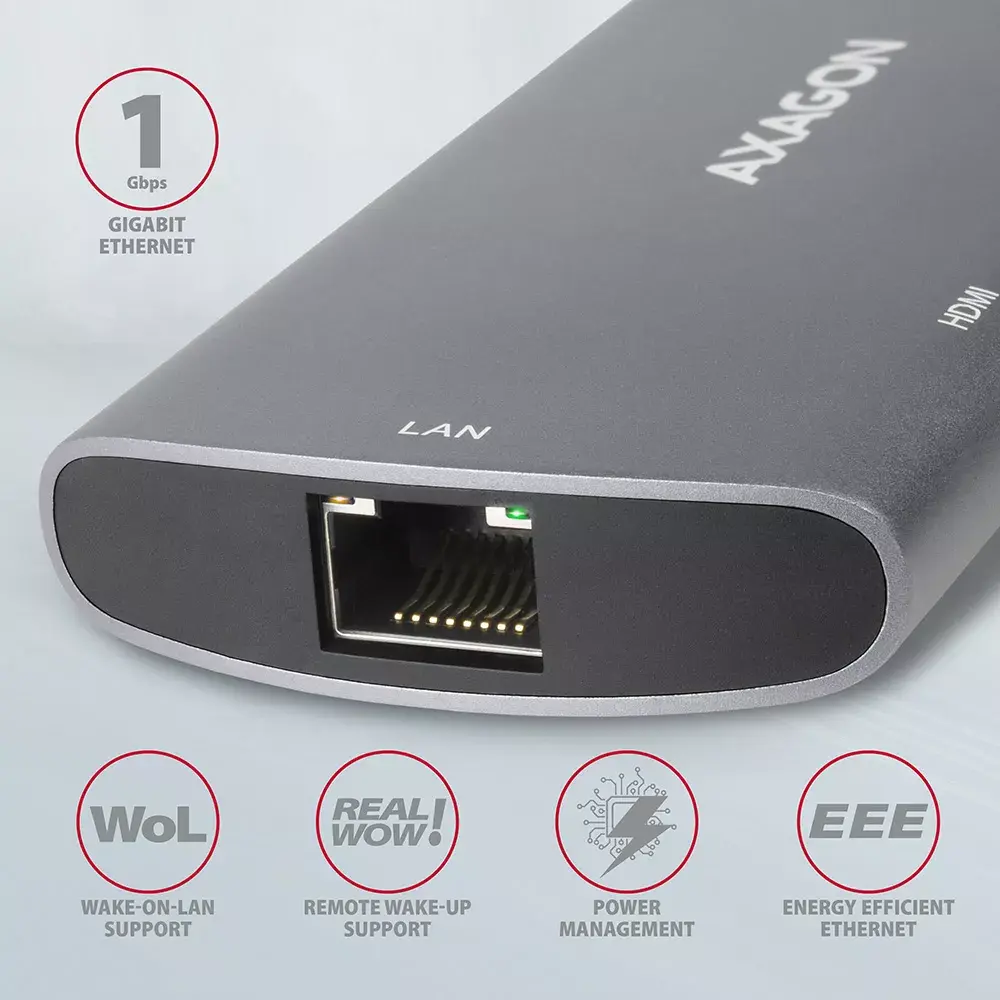 USB-C Hub AXAGON HMC-6M2 Photo 3