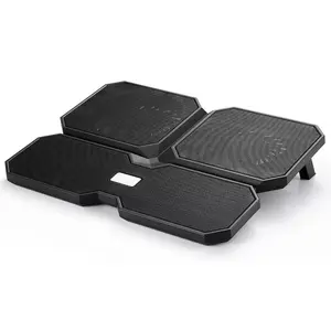 Cooling pad DeepCool MULTI CORE X6 — 4 fans, for 15.6" laptops, USB-powered, 380×295×24 mm, 2 USB ports
