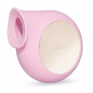 Sucker vibrator LELO Sila — clitoral stimulator, 80 mm length, 75 mm diameter, silicone/ABS, Pink