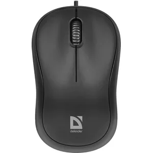 Проводная оптическая мышь DEFENDER PATCH MS-759 USB Type-A, амбидекстр, 1000 DPI, чёрная